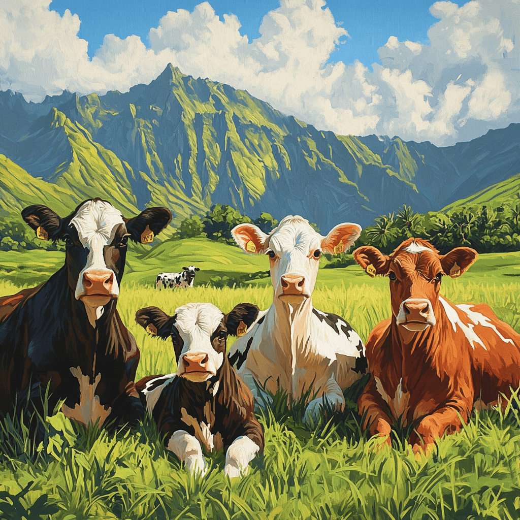 Visiting a Cow Sanctuary in Hawaii - Nafisa Khan Designs