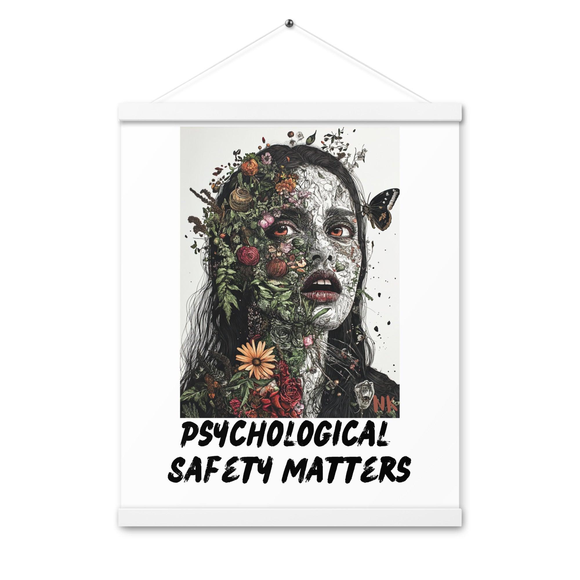 Psychological Safety Matters Poster with hangers - Nafisa Khan Designs