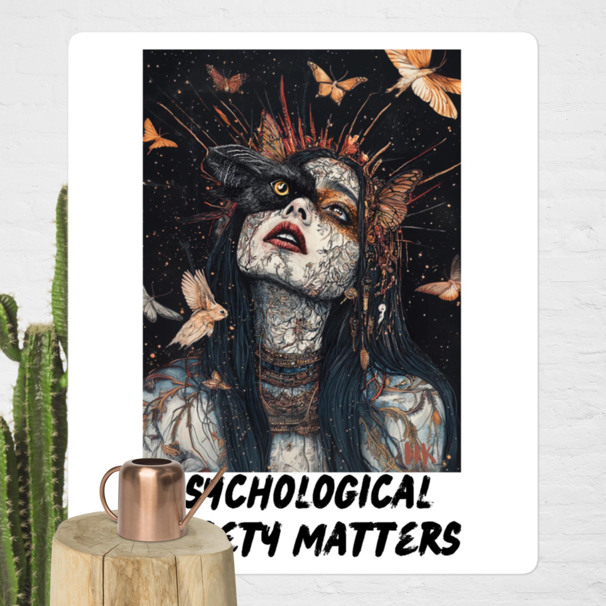 Psychological Safety Matters Bubble-free stickers - Nafisa Khan Designs