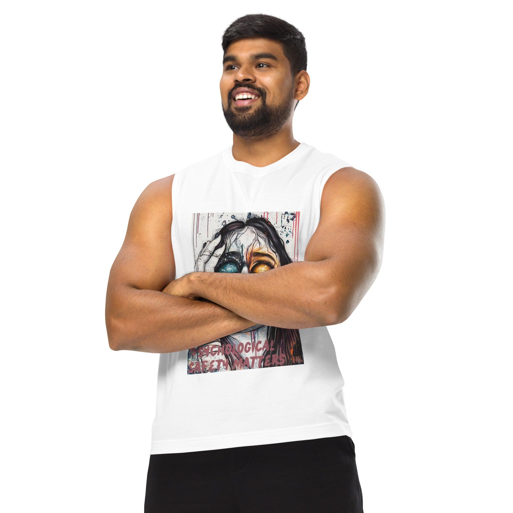 Psychological Safety Matters Muscle Shirt - Nafisa Khan Designs