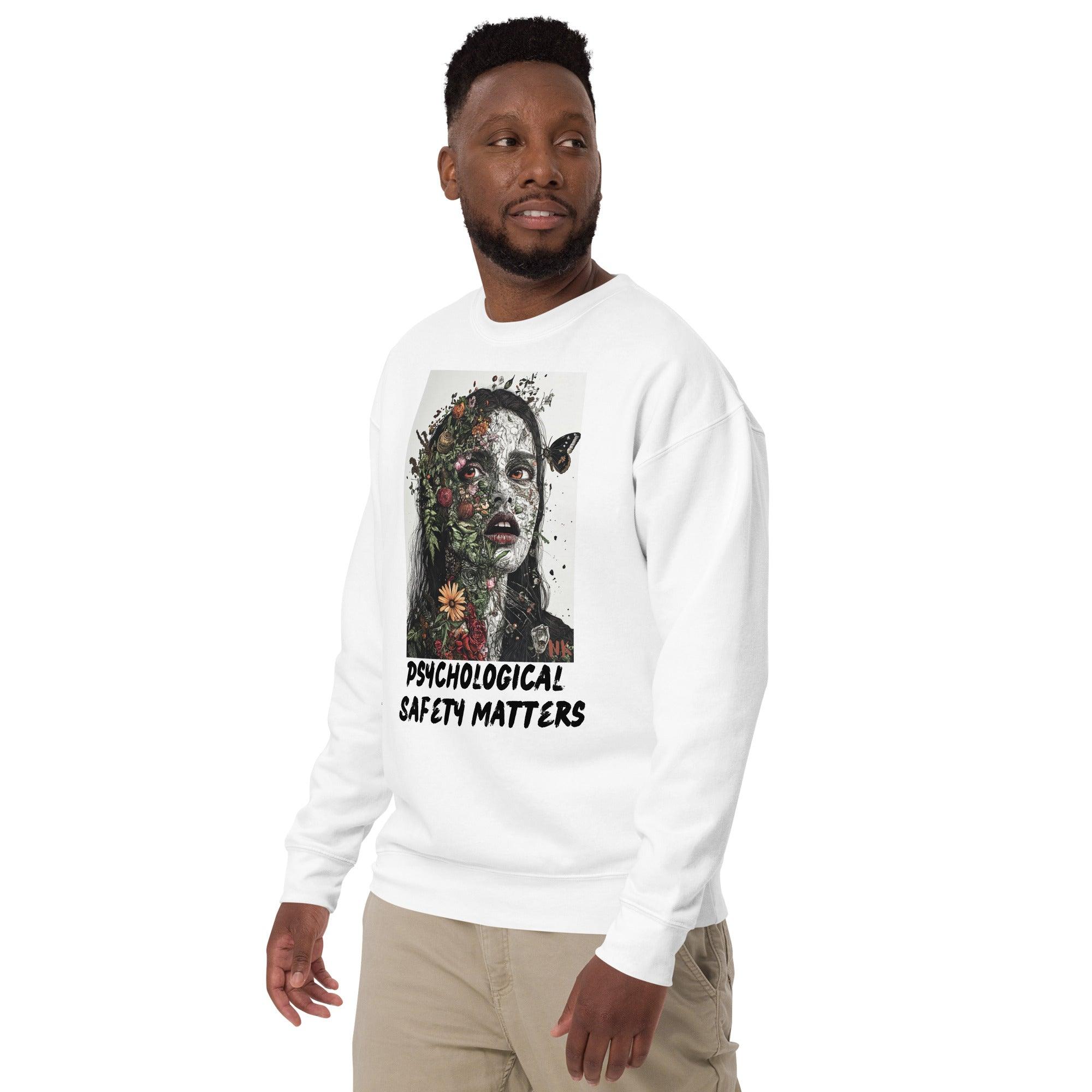 Psychological Safety Matters Unisex Premium Sweatshirt - Nafisa Khan Designs