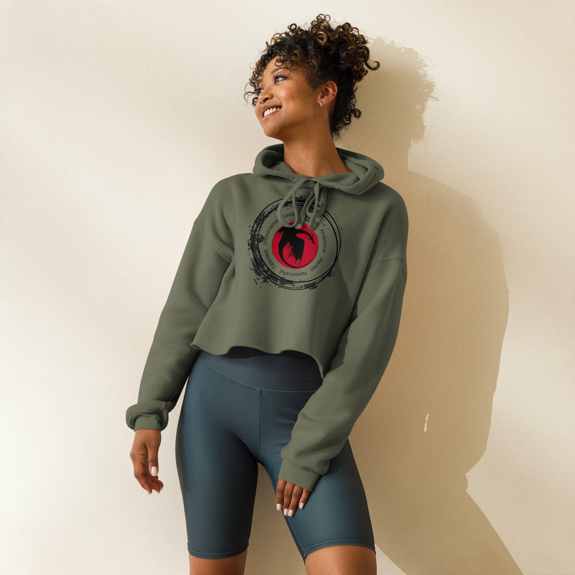 Fearless Leader Crop Hoodie - Nafisa Khan Designs