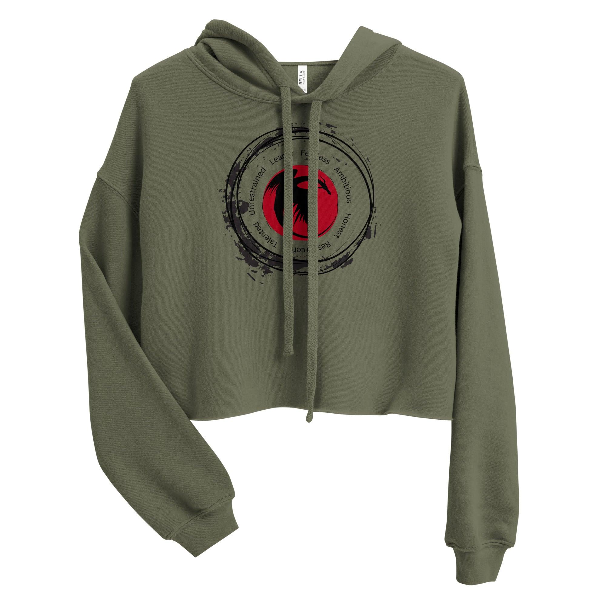Fearless Leader Crop Hoodie - Nafisa Khan Designs