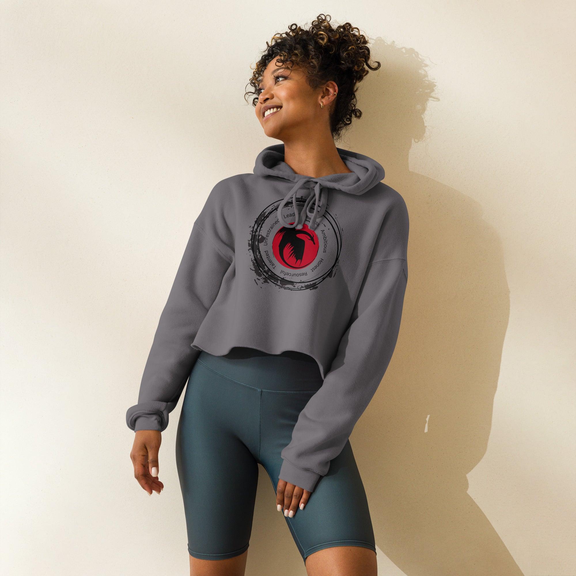 Fearless Leader Crop Hoodie - Nafisa Khan Designs