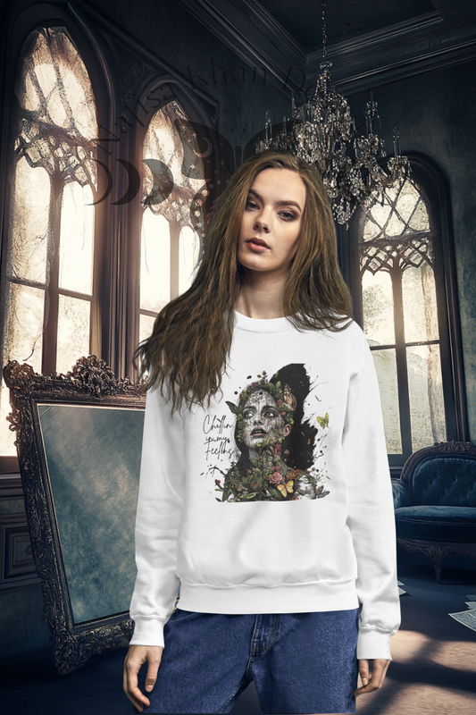 Ethereal Bloom: Chillin in My Feelins Unisex Sweatshirt