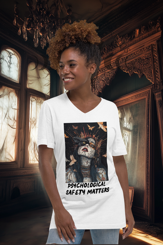 Psychological Safety Matters Unisex Short Sleeve V-Neck T-Shirt