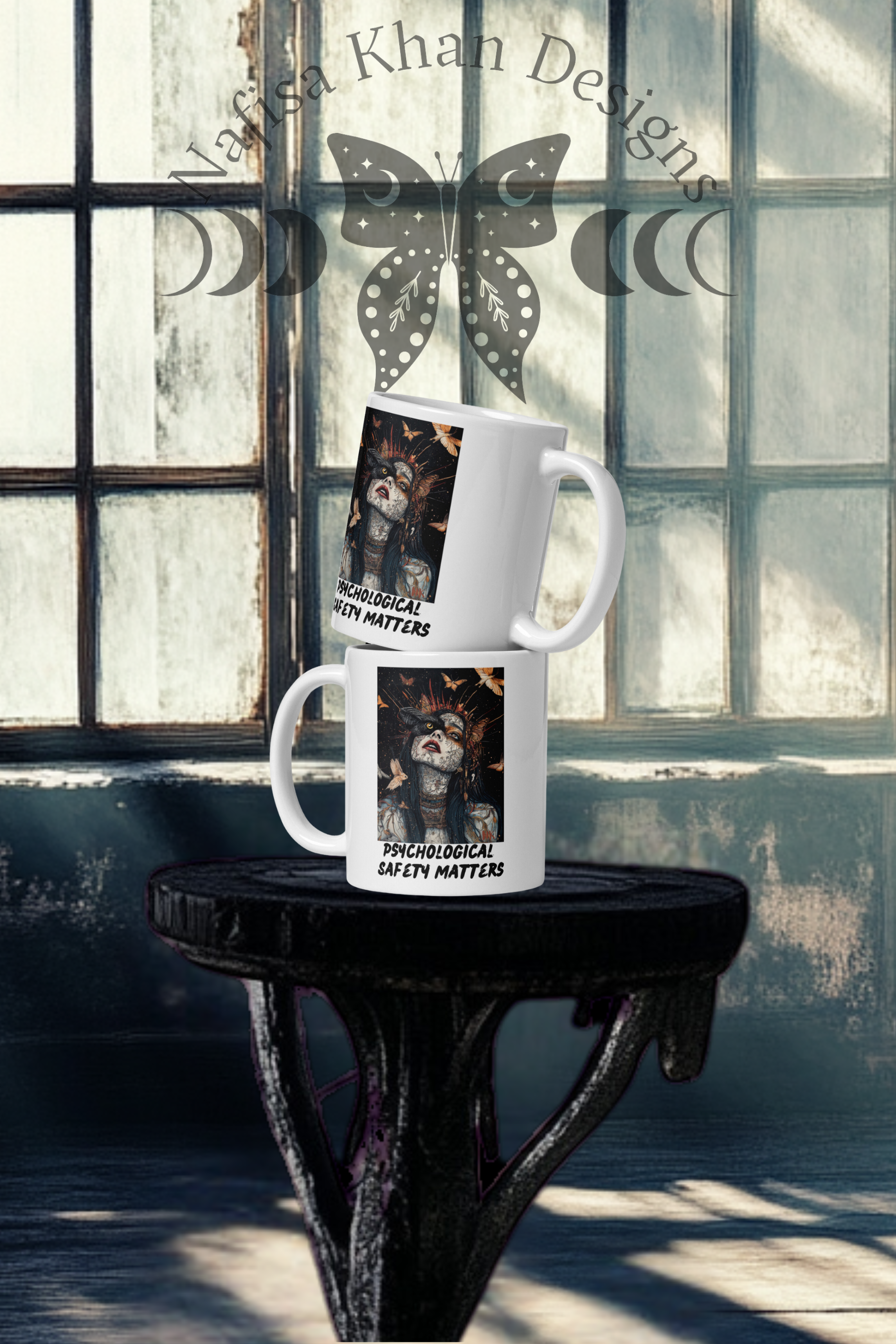 Psychological Safety Matters Mug – Bold Sips, Powerful Statements featuring modern Desi fashion with a fusion of tradition and streetwear style.