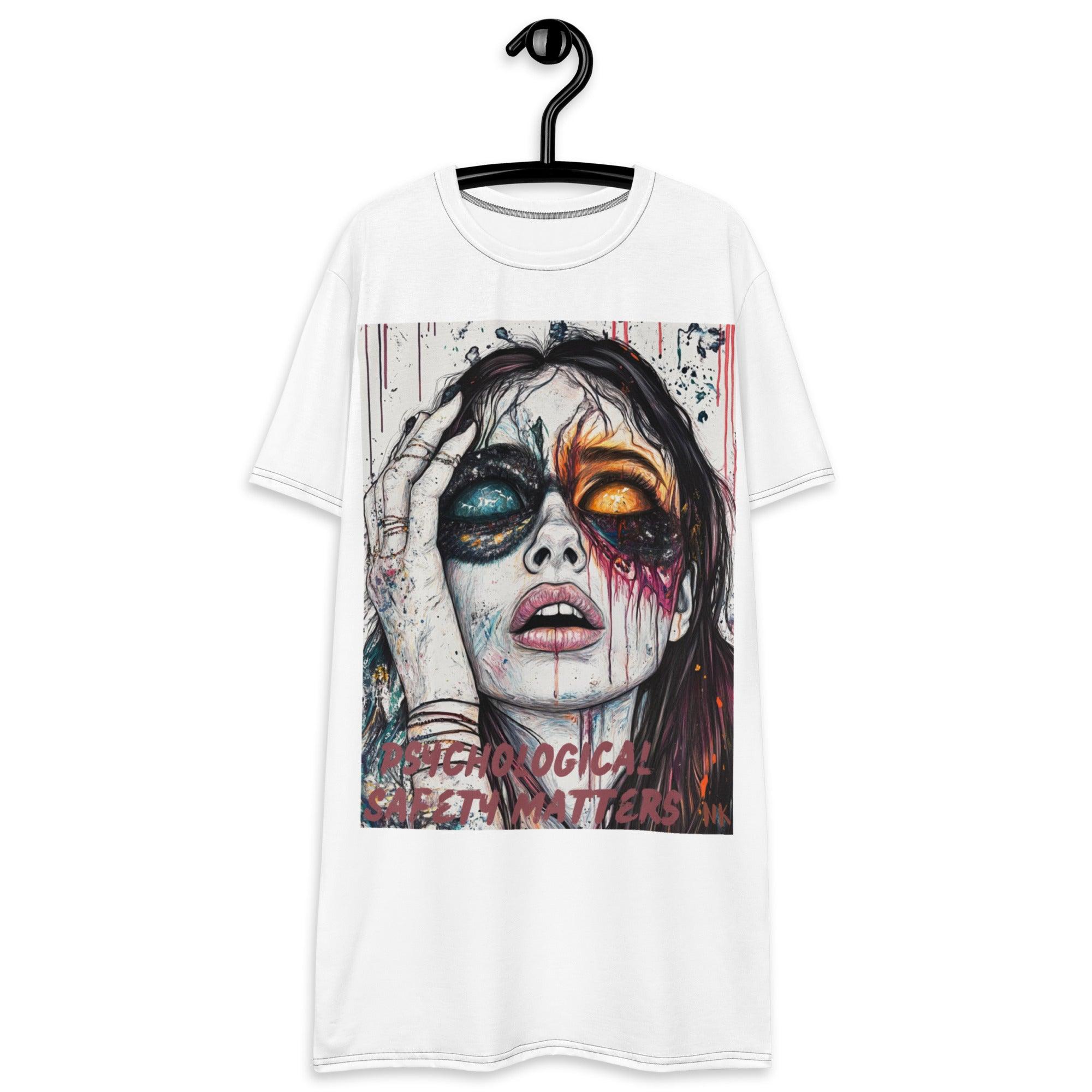 Psychological Safety Matters T-shirt dress - Nafisa Khan Designs