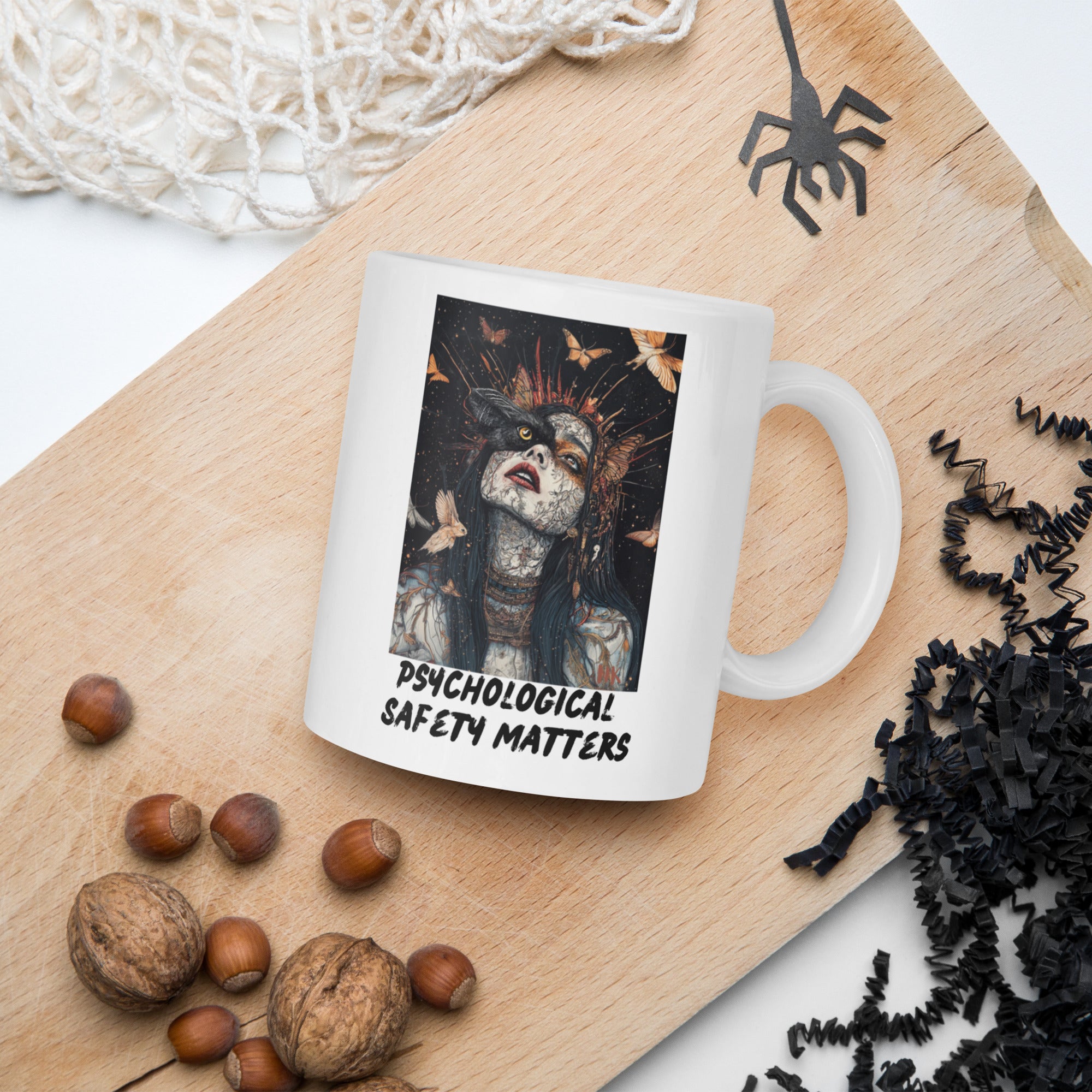 Psychological Safety Matters Mug – Bold Sips, Powerful Statements featuring modern Desi fashion with a fusion of tradition and streetwear style.