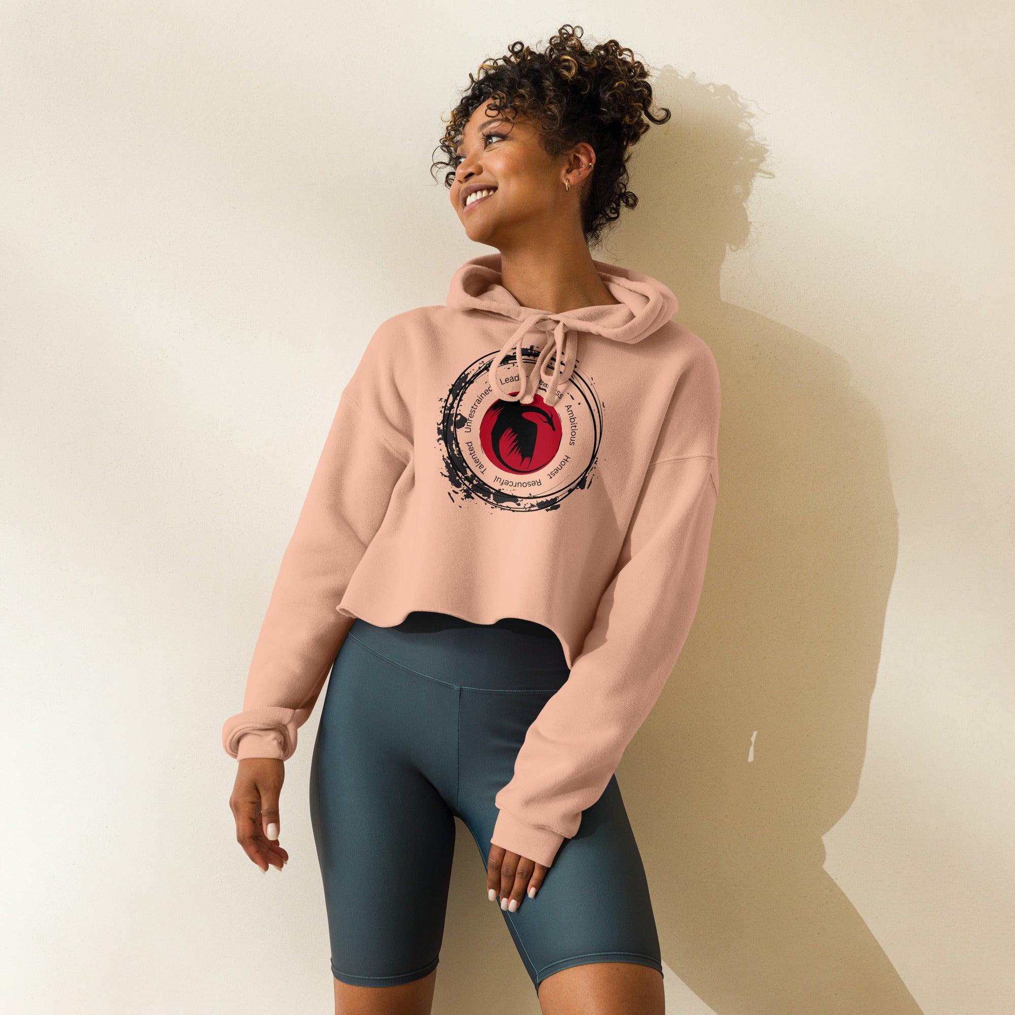 Fearless Leader Crop Hoodie - Nafisa Khan Designs
