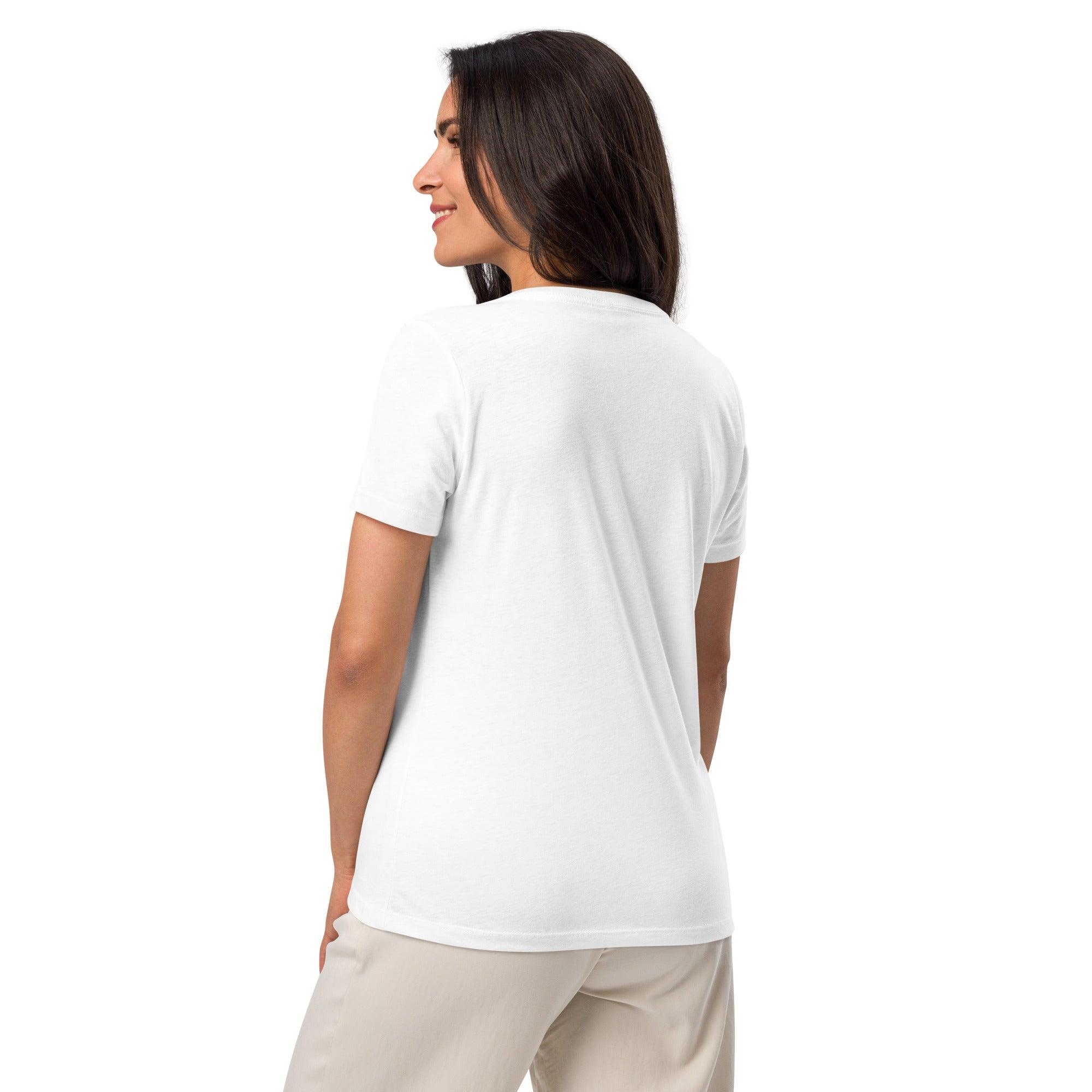 Desi Zombies™ No. 1 Women’s relaxed v-neck t-shirt - Nafisa Khan Designs